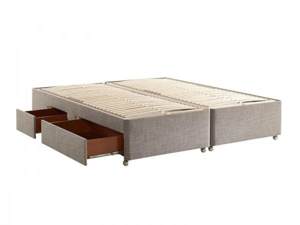Dunlopillo Orchid Slatted 2 Drawer Divan Set available at Hunters Furniture Derby
