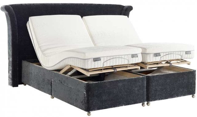 Dunlopillo Orchid 2+2 Drawer Adjustable Electric Divan Set available at Hunters Furniture Derby