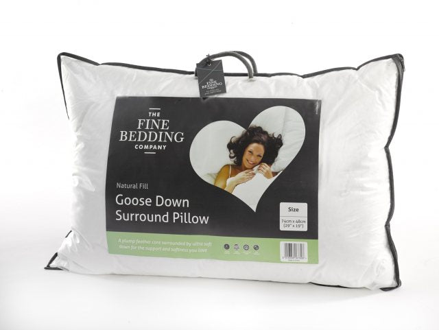 Fine Bedding Company Goose Down Surround Pillow available at Hunters Furniture Derby