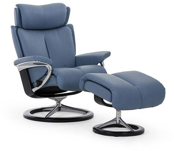Stressless Magic Signature Chair With Footstool, available in other colours