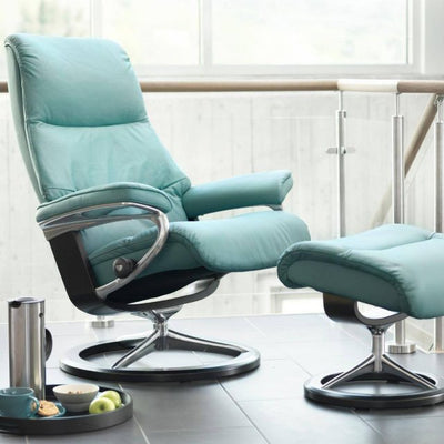 Stressless View Signature Chair With Footstool, available in other colours