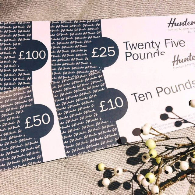 Hunters Furniture Gift Vouchers