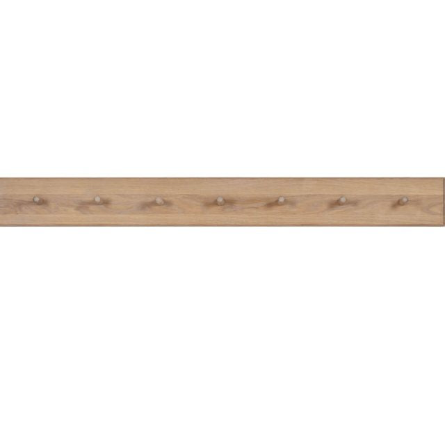 Neptune Wardley Natural Oak 4 Foot Seven Hook Coat Rack