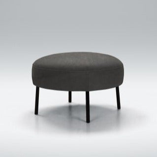 Luxury Alex Round Footstool available at Hunters Furniture Derby