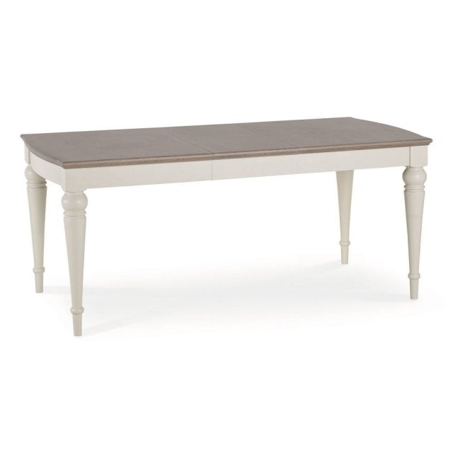 Cotswold 4-6 Rectangular Table- Grey Washed Oak & Soft Grey available at Hunters Furniture Derby