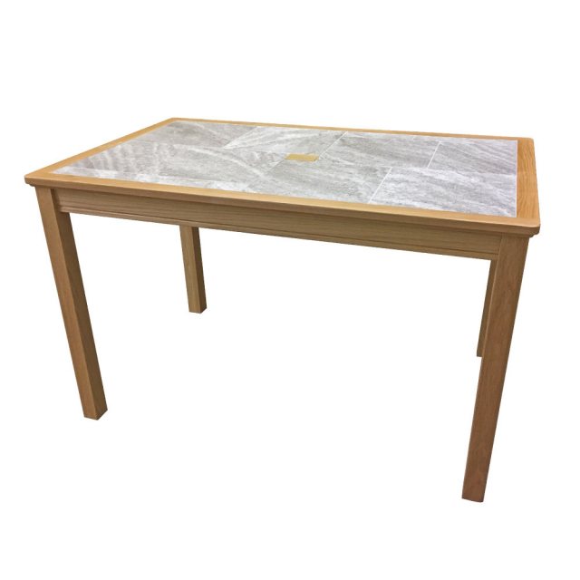 Anbercraft Beaumont Tile Top Large Dining Table available at Hunters Furniture Derby