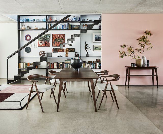 Ercol Lugo Medium Extending Dining Table available at Hunters Furniture Derby