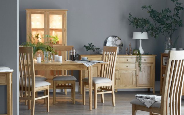 Tansley 120cm Butterfly Extending Table available at Hunters Furniture Derby