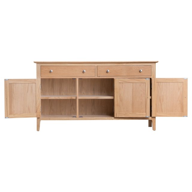 Tansley 3 Door Sideboard available at Hunters Furniture Derby