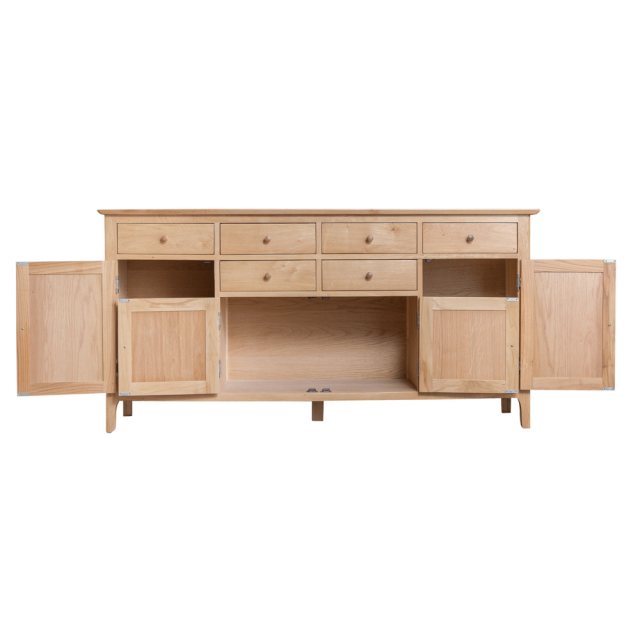 Tansley 4 Door Sideboard available at Hunters Furniture Derby