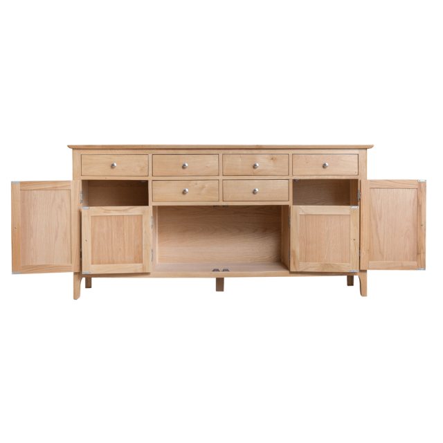 Tansley 4 Door Sideboard available at Hunters Furniture Derby