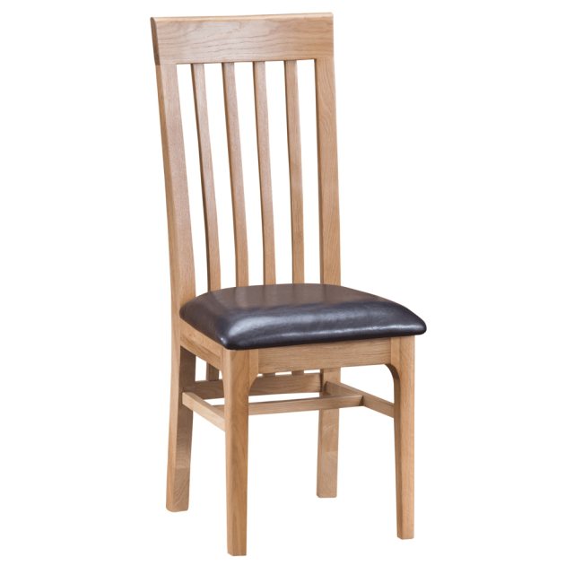 Tansley Slat Back Chair - PU