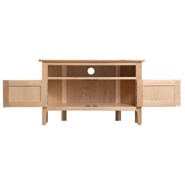 Tansley Corner TV Cabinet available at Hunters Furniture Derby