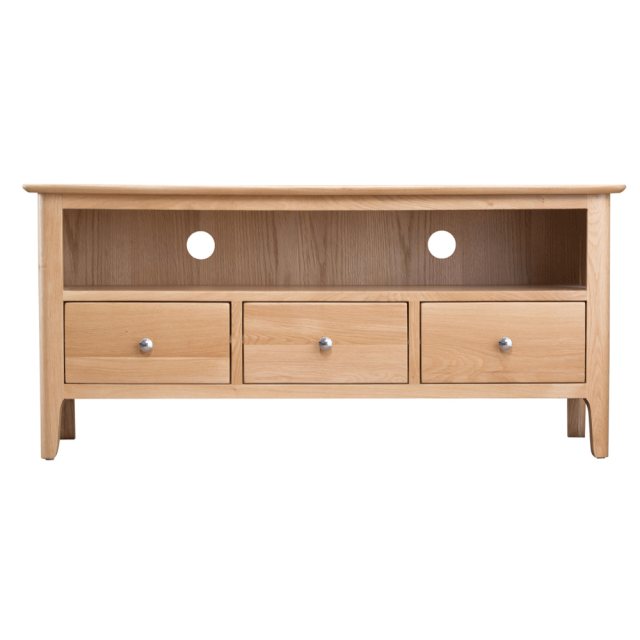Tansley Large TV Cabinet available at Hunters Furniture Derby