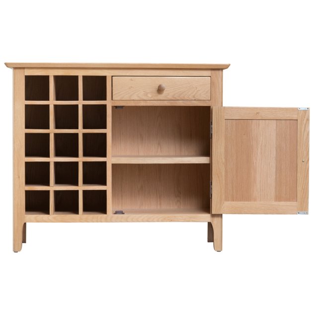Tansley Wine Cabinet available at Hunters Furniture Derby