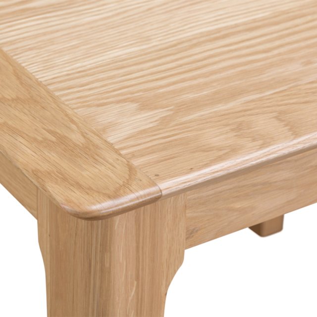 Tansley Small Fixed Top Table available at Hunters Furniture Derby