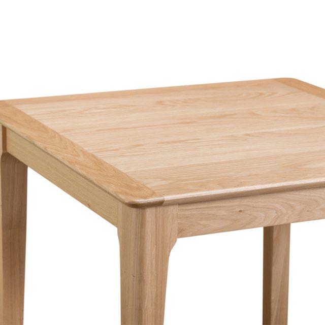 Tansley Small Fixed Top Table available at Hunters Furniture Derby