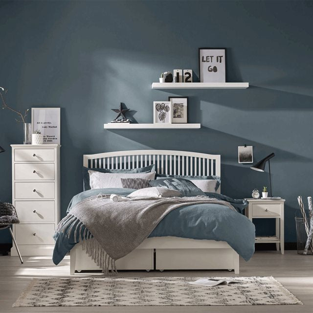 Kara 1 Drawer Nightstand in White