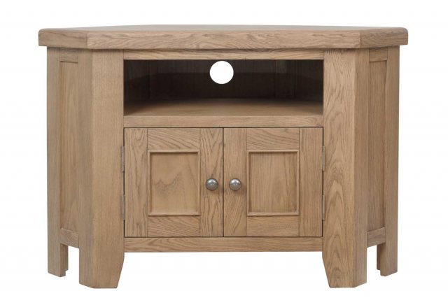 Southwold Corner TV Unit available at Hunters Furniture Derby