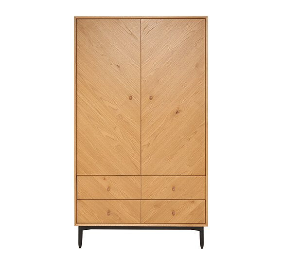 Ercol Monza Double Wardrobe available at Hunters Furniture Derby