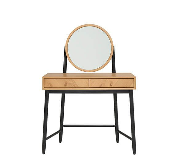 Ercol monza bedroom dressing table available at Hunters Furniture Derby