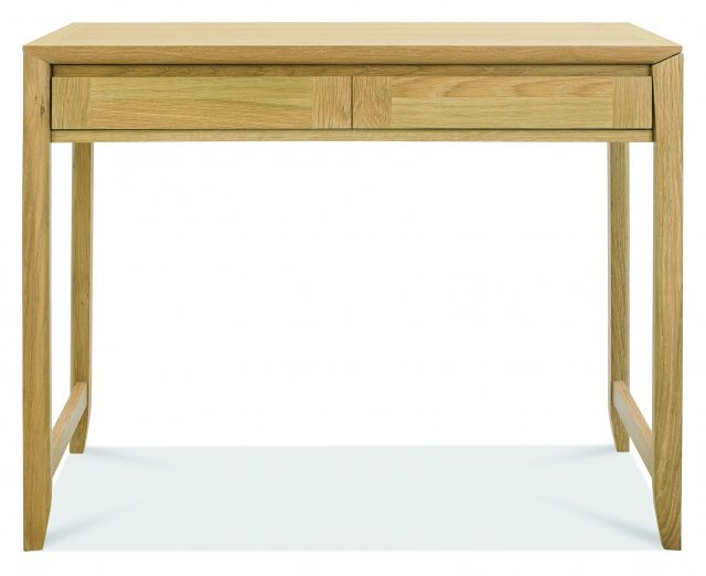 Hertford Oak Desk available at Hunters Furniture Derby