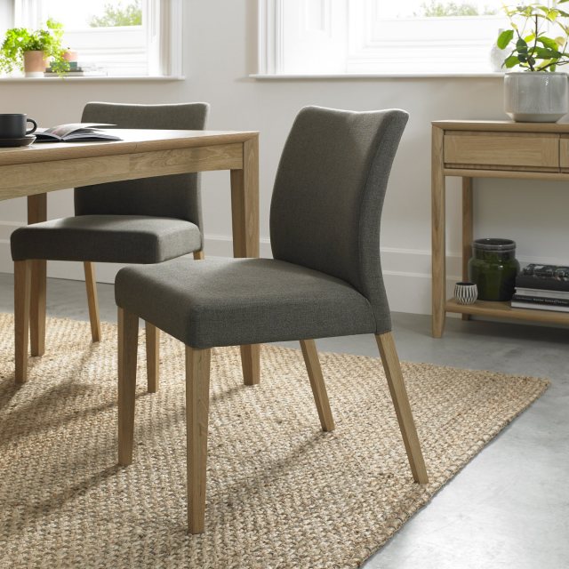 Hertford Chair Oak available at Hunters Furniture Derby
