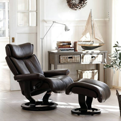 Stressless Magic Classic Chair With Footstool, available in other colours