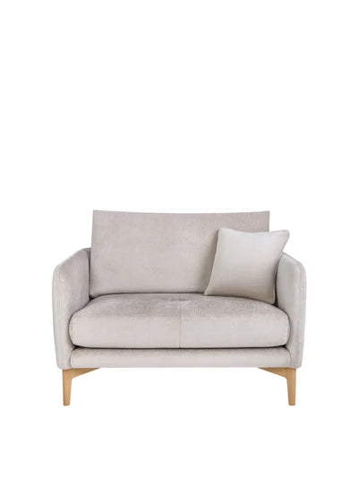 Ercol Aosta Snuggler Sofa available in a variety of fabrics for your home at Hunters Furniture Derby