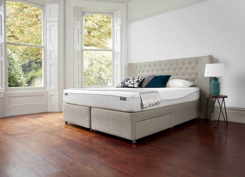 Dunlopillo Orchid Slatted 2 Drawer Divan Set available at Hunters Furniture Derby