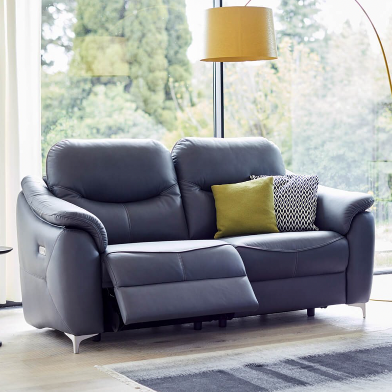 G Plan Jackson 3 Seater Electric Recliner Sofa with USB port available at Hunters Furniture Derby