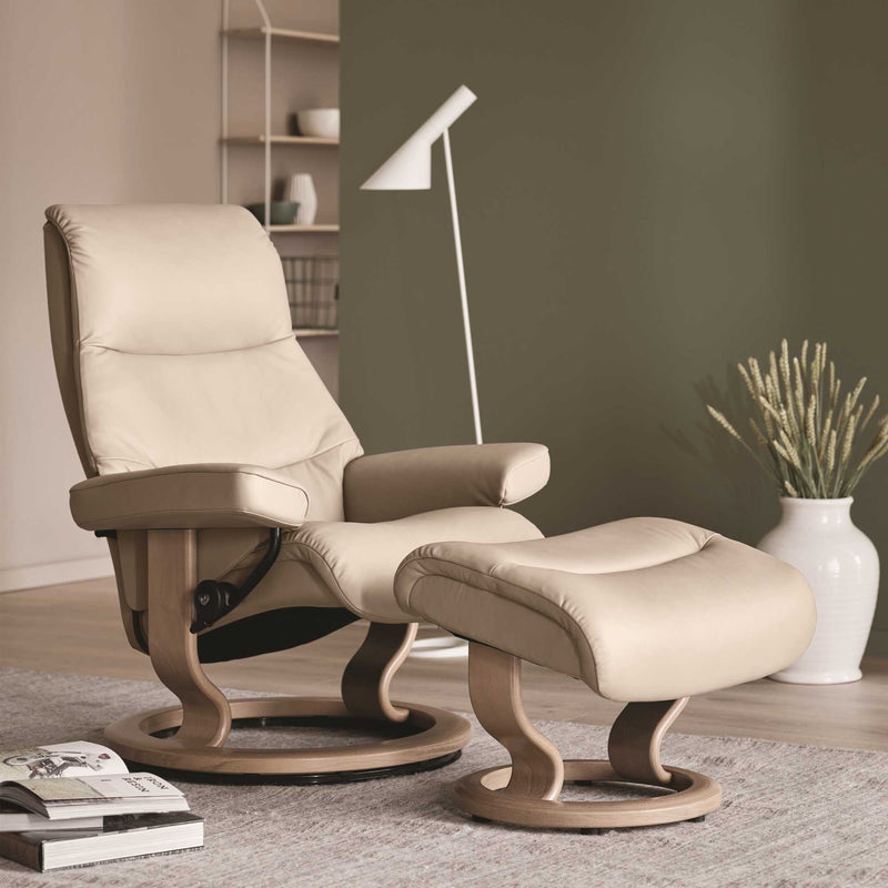 Stressless View Classic Chair With Footstool, available in other colours