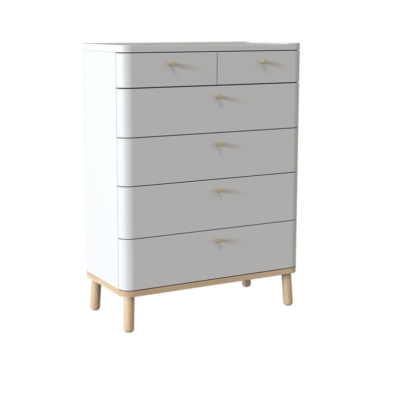 Memphis Large Chest of 6 Drawers (4+2) available at Hunters Furniture Derby