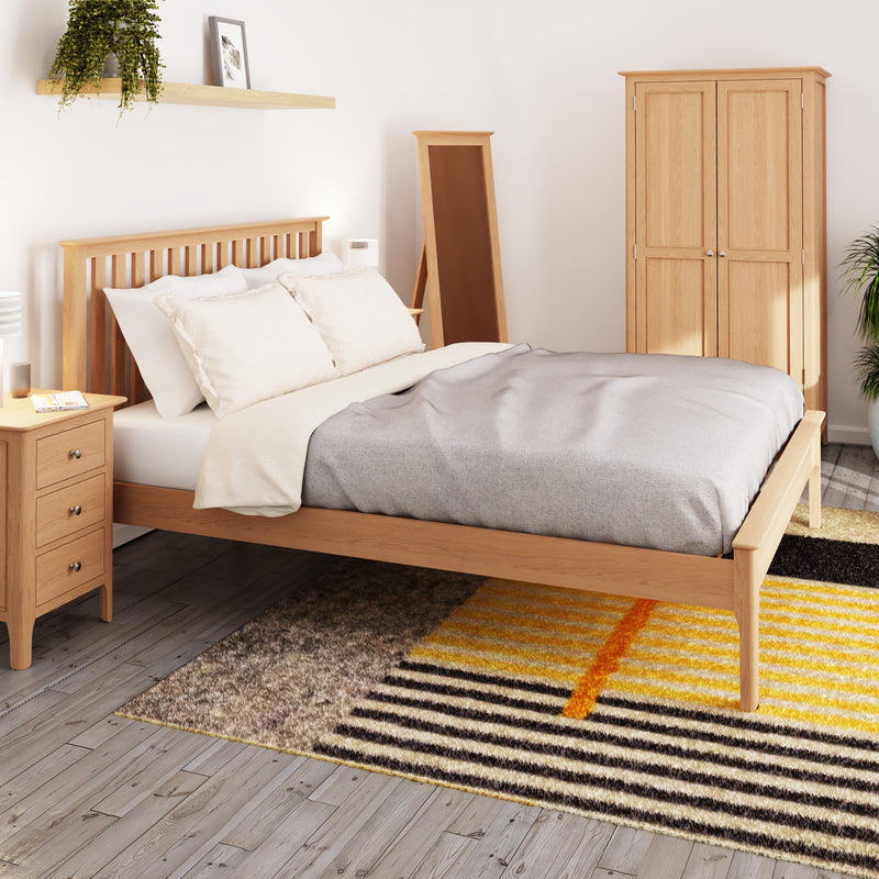 Tansley 150cm Slatted Bedframe available at Hunters Furniture Derby