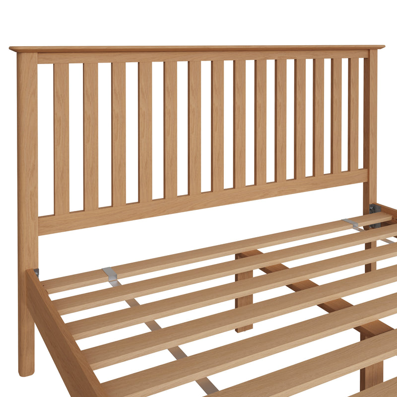 Tansley 150cm Slatted Bedframe available at Hunters Furniture Derby
