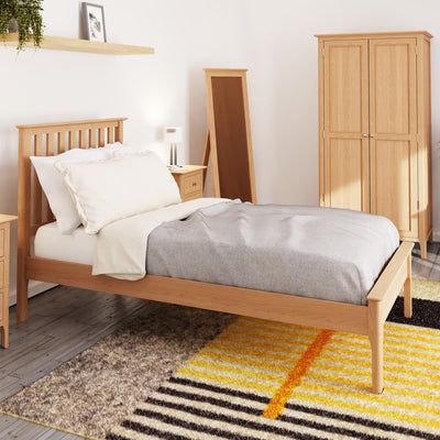 Tansley 90cm Slatted Bedframe available at Hunters Furniture Derby