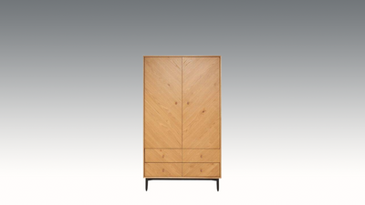 Ercol Monza Double Wardrobe available at Hunters Furniture Derby
