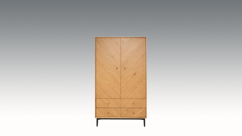 Ercol Monza Double Wardrobe available at Hunters Furniture Derby