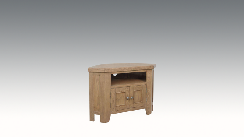 Southwold Corner TV Unit available at Hunters Furniture Derby