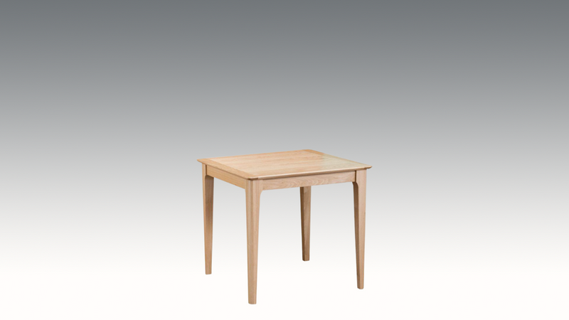 Tansley Small Fixed Top Table available at Hunters Furniture Derby