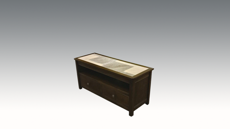 Anbercraft Beaumont Large Straight T.V. Unit available at Hunters Furniture Derby