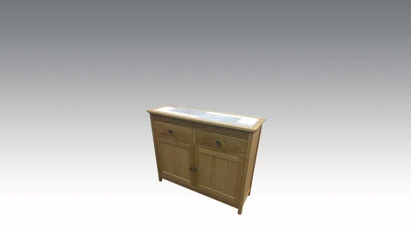 Anbercraft Beaumont Tile Top Large Sideboard available at Hunters Furniture Derby