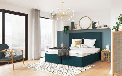 Dunlopillo Diamond Firm Edge Pocket Sprung 2+2 Drawer Divan Set available at Hunters Furniture Derby