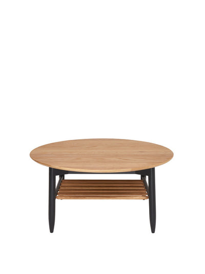 Ercol Monza Round Coffee Table available at Hunters Furniture Derby