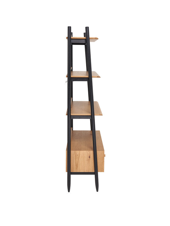 Ercol Monza Shelving Unit available at Hunters Furniture Derby