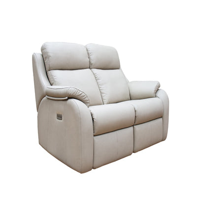 G Plan Kingsbury 2 Seater Recliner Sofa available in a variety of Leather at Hunters Furniture Derby