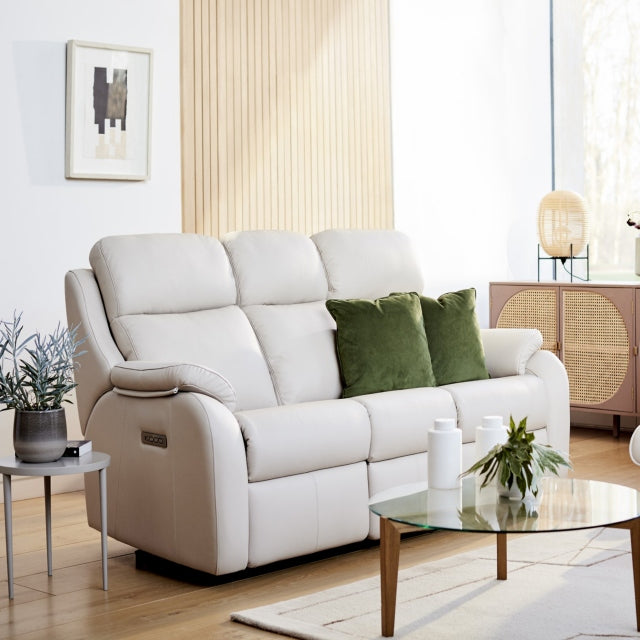 G Plan Kingsbury 3 Seater Recliner Sofa available in a variety of fabrics at Hunters Furniture Derby