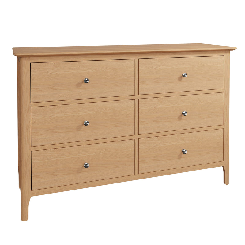 Tansley 6 Drawer Chest of Drawers available at Hunters Furniture Derby