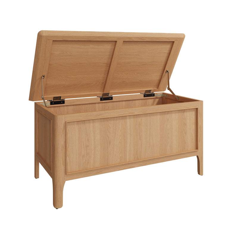 Tansley Blanket Box available at Hunters Furniture Derby