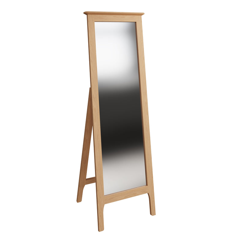 Tansley Cheval Mirror available at Hunters Furniture Derby